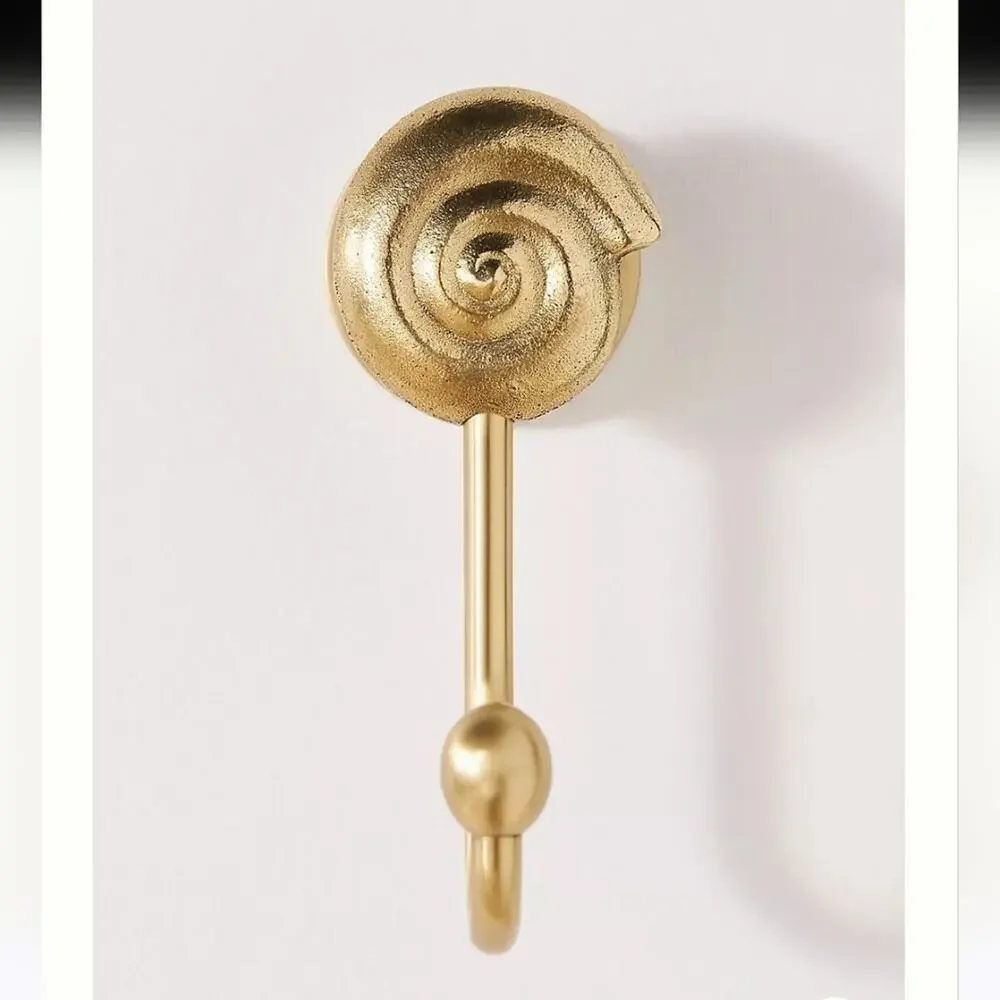 Anthropologie Conchita Seashell Bath Hook New